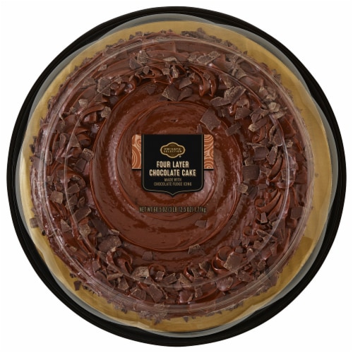 Private Selection® Chocolate Fudge 4-Layer Cake Perspective: front