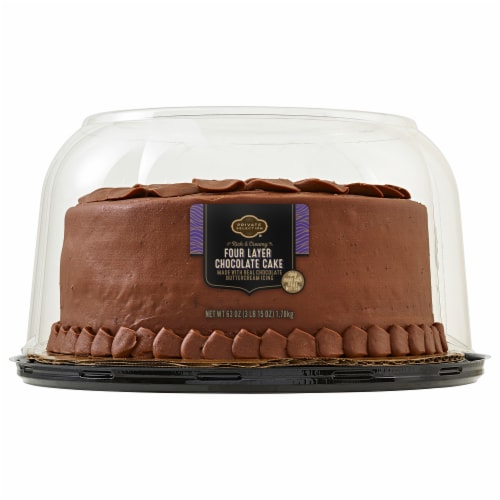 Private Selection® Buttercream Iced Chocolate Four Layer Cake Perspective: front