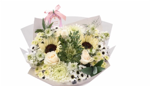 Bloom Haus™  Vanderpump Villa Blanca Fresh Cut Flower Bouquet Perspective: front