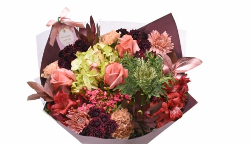 Bloom Haus™  Vanderpump Autumn Extravagance Fresh Cut Flower Bouquet Perspective: front