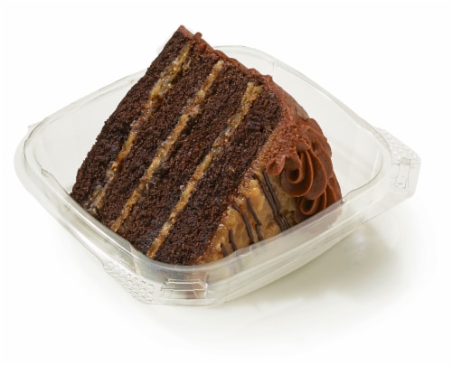 Private Selection 4 Layer German Chocolate Cake Slice Perspective: front