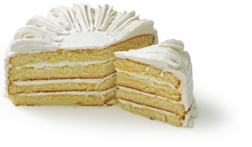 Private Selection® Four Layer Vanilla Bean Half Cake Perspective: front