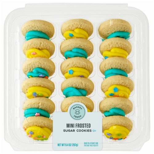 Bakery Fresh Mini Frosted Sugar Cookies Perspective: front