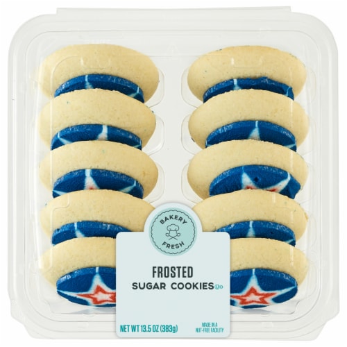 Bakery Fresh Star Frosted Sugar Cookies Perspective: front