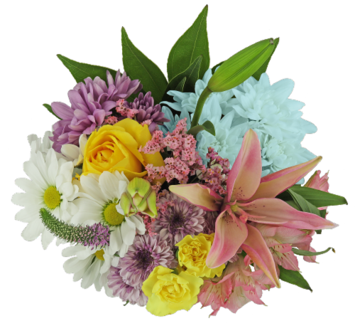 Butterfly Blooms Fresh Cut Flower Bouquet Perspective: front