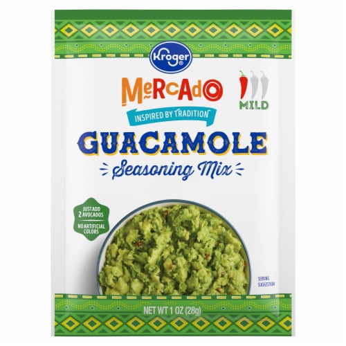 Mercado Original Guacamole Seasoning Perspective: front
