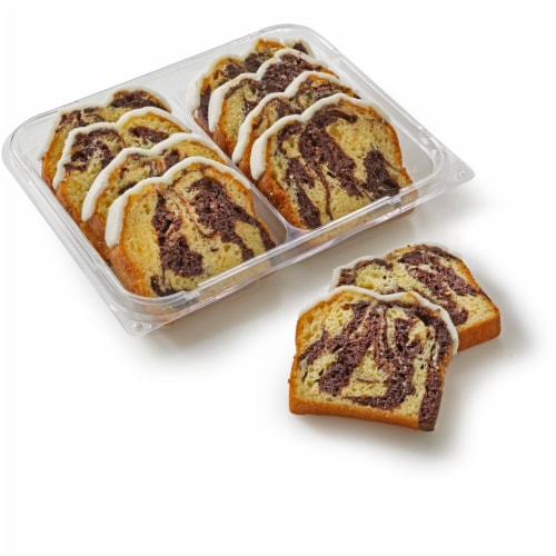 Bakery Fresh Marble Sliced Loaf Cake Perspective: front