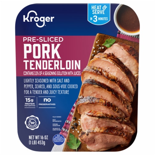 Kroger® Seasoned and Seared Pork Tenderloin Perspective: front