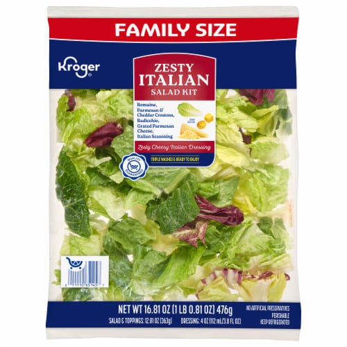 Kroger® Zesty Italian Salad Kit Family Size Perspective: front