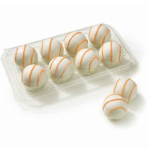 Bakery Fresh Fall Pumpkin Cake Ball Perspective: front