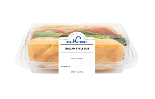 Deli Kitchen Italian Style Sub Sandwich Perspective: front