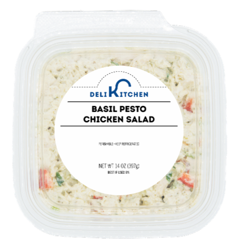 Deli Kitchen Pesto Chicken Salad Perspective: front