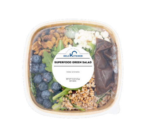 Deli Kitchen Superfood Green Salad Perspective: front