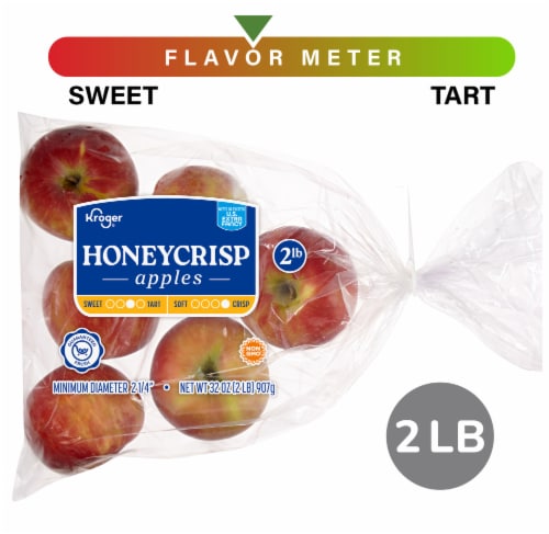 Kroger® Honeycrisp Apples – 2 Pound Bag Perspective: front