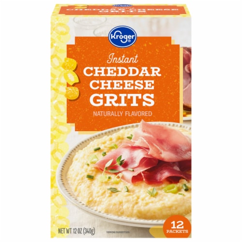 Kroger® Instant Cheddar Cheese Grits, 12 ct / 0.99 oz - Food 4 Less