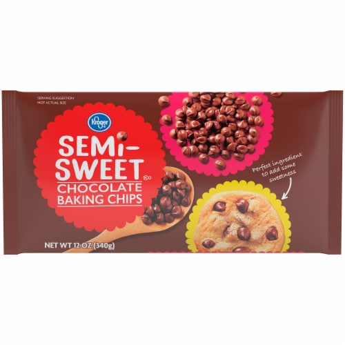 Kroger® Semi-Sweet Chocolate Baking Chips Perspective: front