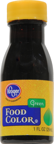 Kroger® Green Food Color Perspective: front