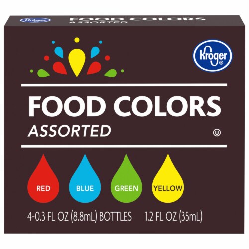 Kroger® Assorted Food Coloring Perspective: front