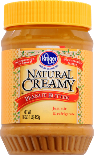 Kroger® Natural Creamy Peanut Butter Perspective: front