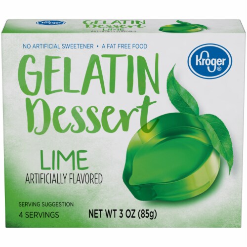 Kroger® Lime Gelatin Dessert, 3 oz Kroger