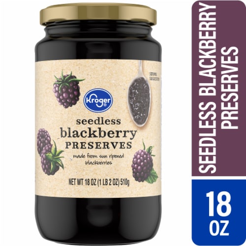 Kroger® Blackberry Preserves Seedless Perspective: front