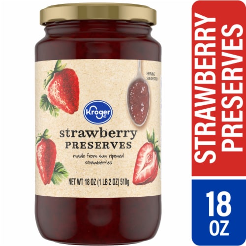 Kroger® Strawberry Preserves Perspective: front