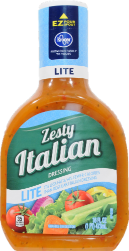 Kroger® Lite Zesty Italian Dressing Perspective: front