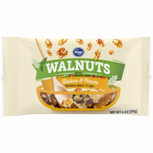 Kroger® Walnut Halves & Pieces Perspective: front