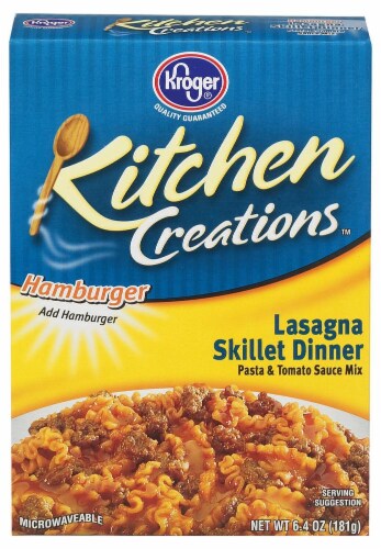 Kroger® Skillet Meals Lasagna Perspective: front