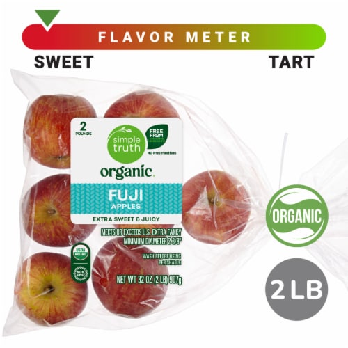 Simple Truth Organic™ Fuji Apples - 2 Pound Bag, Bag/ 2 Pounds - Kroger