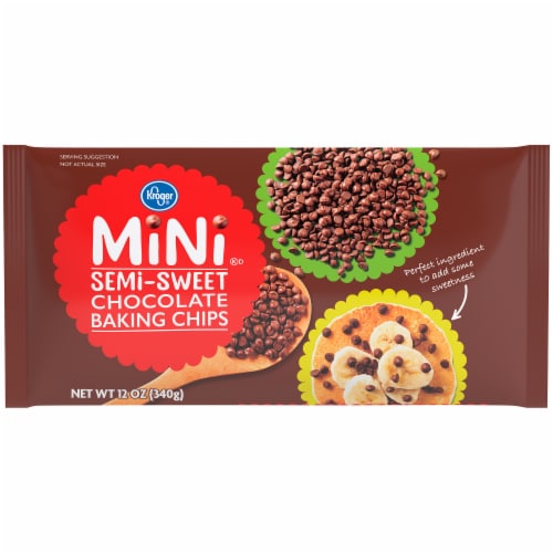 Kroger® Mini Semi-Sweet Chocolate Baking Chips Perspective: front