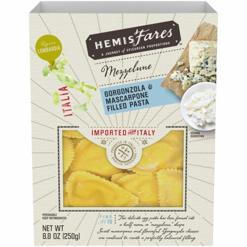 HemisFares™ Gorgonzola & Mascarpone Filled Pasta Perspective: front