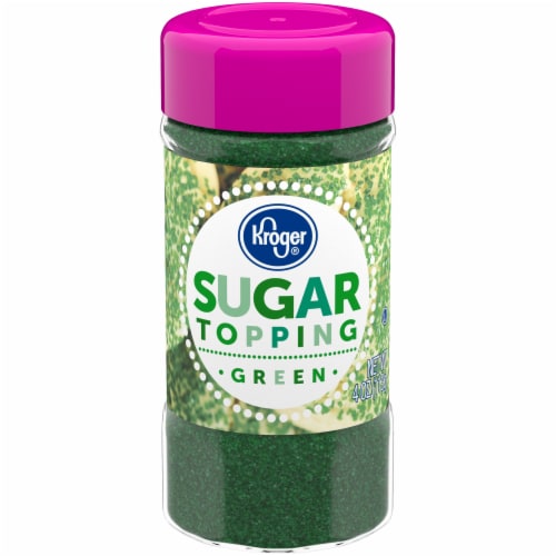 Kroger®  Green Sugar Topping Perspective: front