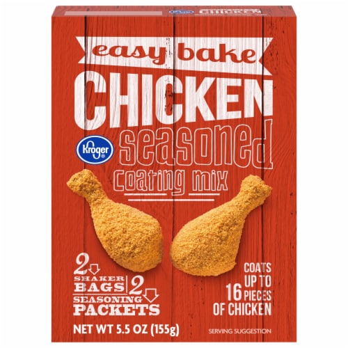 Kroger® Easy Bake Chicken Seasoned Coating Mix Perspective: front
