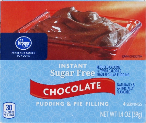 Kroger® Chocolate Sugar Free Instant Pudding & Pie Filling Perspective: front
