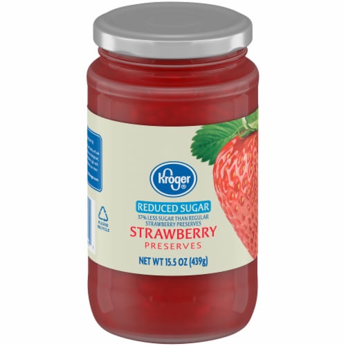 Kroger® Reduced Sugar Strawberry Preserves Perspective: front
