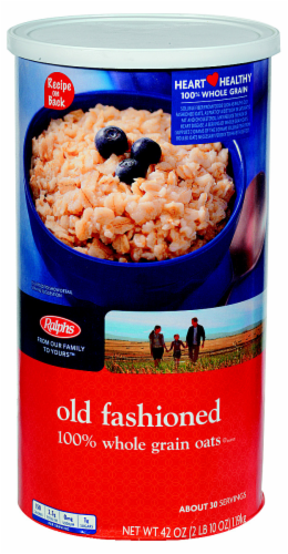 Ralphs Old Fashioned Whole Grain Oats Perspective: front