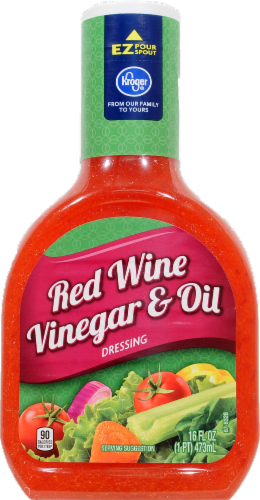 Kroger® Red Wine Vinegar & Oil Dressing Perspective: front