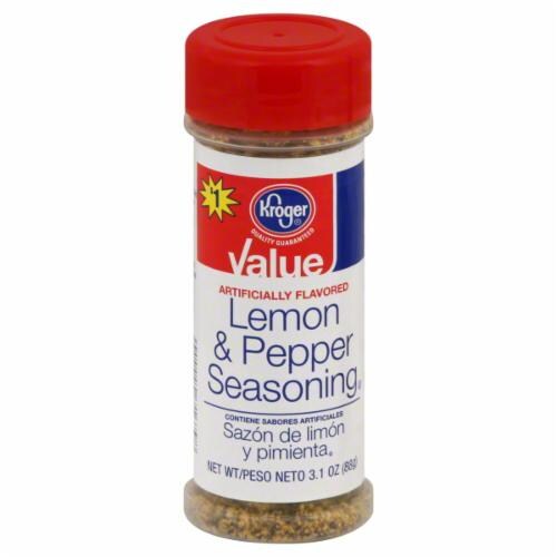 Kroger® Value Lemon Pepper Seasoning Perspective: front