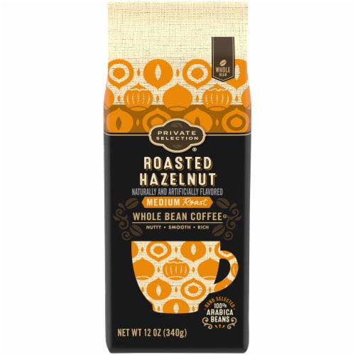 Private Selection® Roasted Hazelnut Medium Roast Whole Bean Coffee Perspective: front