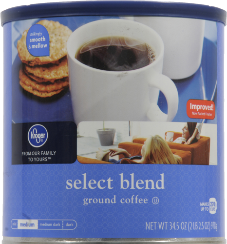 Kroger® Select Blend Medium Roast Ground Coffee Perspective: front