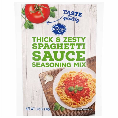 Kroger® Thick & Zesty Spaghetti Sauce Seasoning Mix Perspective: front