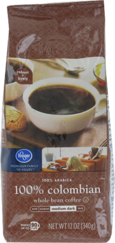 Kroger® 100% Colombian Whole Bean Coffee Perspective: front