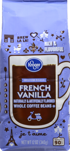 Kroger® French Vanilla Whole Bean Coffee Perspective: front