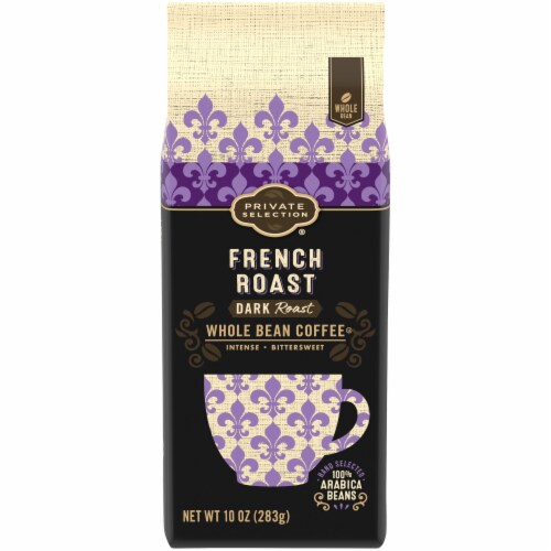 Private Selection® French Roast Whole Bean Coffee Perspective: front