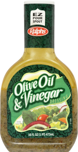 Ralphs Olive Oil and Vinegar Dressing Perspective: front