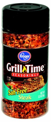 Kroger® Grill Time Salt Free Steak Seasoning, 2.43 oz - Kroger