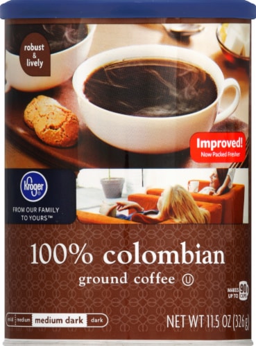 Kroger® Colombian Medium Dark Roast Ground Coffee 115 Oz Fred Meyer 