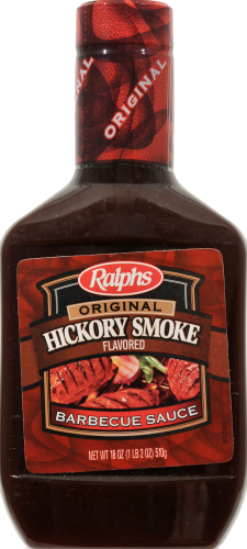 Ralphs Original Hickory Smoke Barbecue Sauce Perspective: front