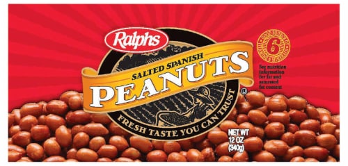 Ralphs Salted Spanish Peanuts Perspective: front